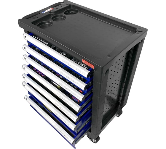 Тележка инструментальная WORKPRO 7 ящиков с 12 ложементами WP285002A