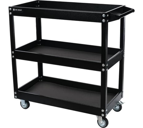 Инструментальная тележка ABC 3 полки 700x350x760 мм ИТЛ-3Ч