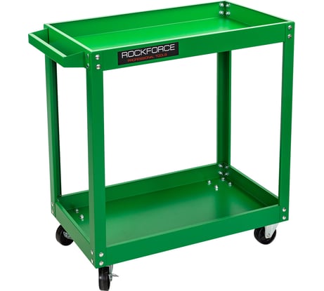 Инструментальная 2-х полочная тележка с держателем отверток Rockforce RF-1141342(46740)
