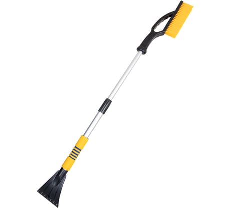 Зимняя щетка KRAFT со скребком, телескопическая ручка 75-100 см KT 830071
