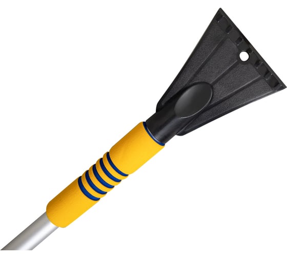Зимняя щетка KRAFT со скребком, телескопическая ручка 75-100 см KT 830071