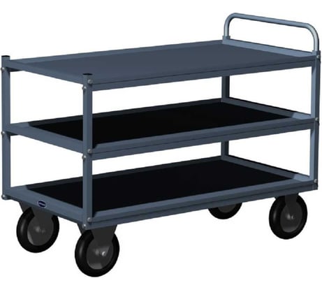 Тележка инструментальная FERRUM открытая с 3 полками, темно-серый "TITAN" 08.530-7016