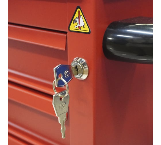 Тележка инструментальная FERRUM с 6 ящиками, красный 02.006L-3000