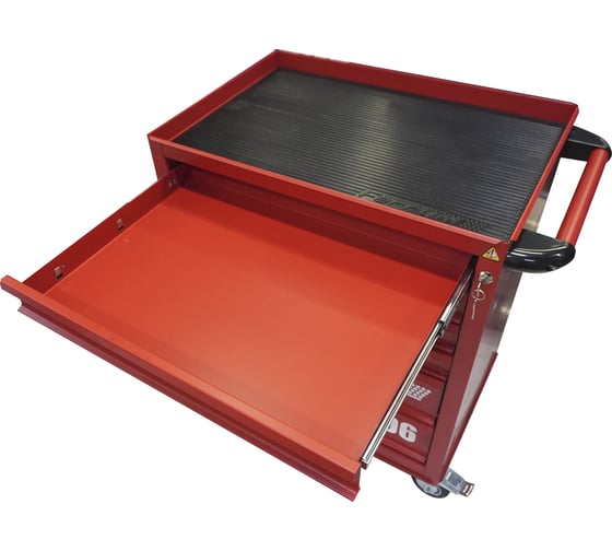Тележка инструментальная FERRUM с 6 ящиками, красный 02.006L-3000