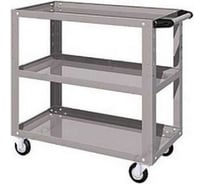 Тележка FERRUM открытая, 3 полки, 950x486x840, серый металлик 02.230L-9007