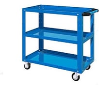 Тележка FERRUM открытая, 3 полки, 950x486x840, синий 02.230L-5015