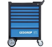 Рабочая тележка GEDORE GTT B7 с 7 выдвижными ящиками с набором инструментов 177 3106667