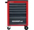 Рабочая тележка GEDORE RED MECHANIC с 6 выдвижными ящиками, красная/антрацит 3301663 1