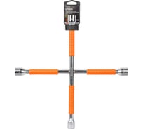 Ключ баллонный крестовой AIRLINE PRO 400 мм, с пластиковыми рукоятками, 17x19x21x22 мм ATAB035