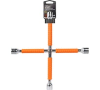 Ключ баллонный крестовой AIRLINE PRO 350 мм, с пластиковыми рукоятками, 17x19x21x22 мм ATAB034