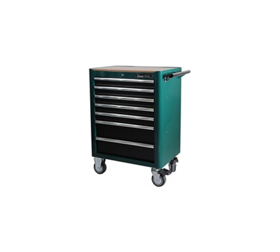 Инструментальная тележка Kamasa Tools 7 ящиков зеленый K 10359