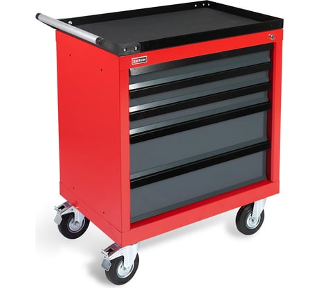 Инструментальная тележка ДиКом TS-800.05 красная 12.0152-106