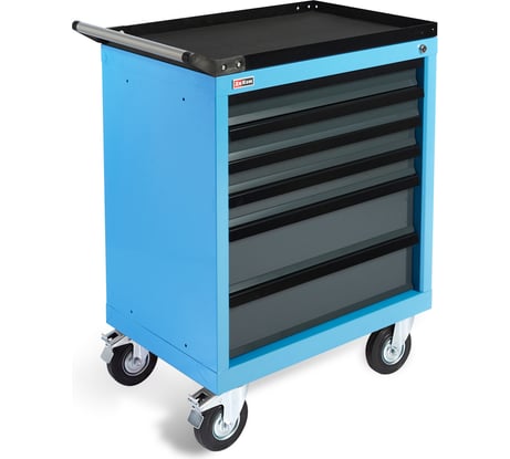Инструментальная тележка ДиКом TS-875.06 синяя 12.0153-107