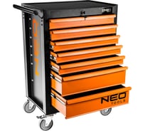 Тележка для инструмента NEO Tools 7 выдвижных ящиков, 129 шт 84-222+G