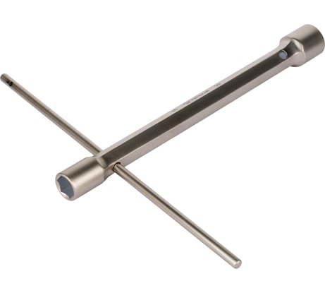 Ключ свечной кованый двусторонний Airline 16x21x280 мм, с резиновым фиксатором и воротком ATAC007