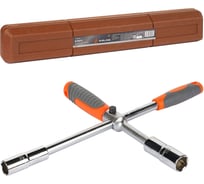 Ключ баллонный инерционный Airline PRO 17x19x21x22 мм, пластиковый кейс ATAB040