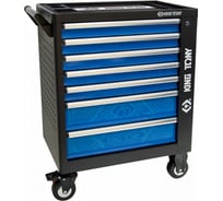 Инструментальная тележка KING TONY 7 ящиков, черная, P87G35-7B-KB01