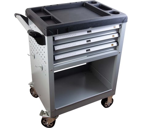Тележка инструментальная открытая с 3 ящиками WDK-713 WIEDERKRAFT