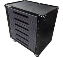 Инструментальная тележка Great Wolf 6 ящиков, колеса с тормозом, серая GWT-G6