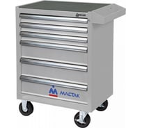 Инструментальная тележка МАСТАК серии ОПТИМА, 6 полок, серая 521-06581MG
