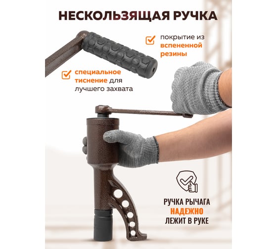 Гайковерт ручной с редуктором FORSTIME 1" головки 32, 33 мм, длина 310 мм, передаточное число 1:68, 6200 Н/м FT-3411389 HS(59997)