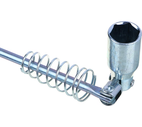 Ключ свечной карданный ЕРМАК X-PRO с резиновой вставкой, 21x500 мм 736-241