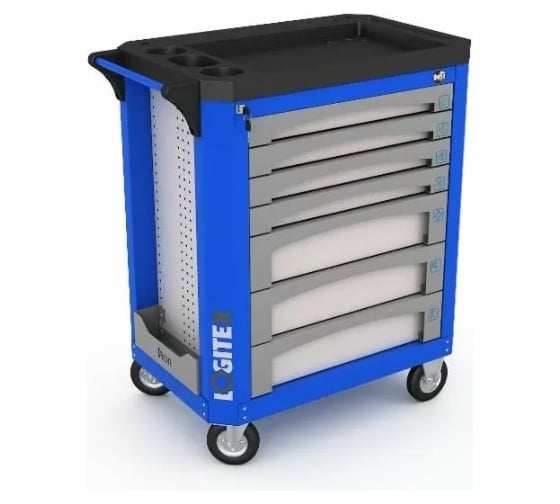 Тумба с системой блокировки ящиков LOGITEX 7М ДВК 1010х795х515 мм КГ037546 1