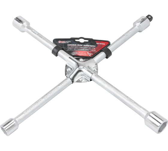 Ключ балонный крестовой Forcekraft 1/2", 17х19;21х22мм FK-681B450(60924)