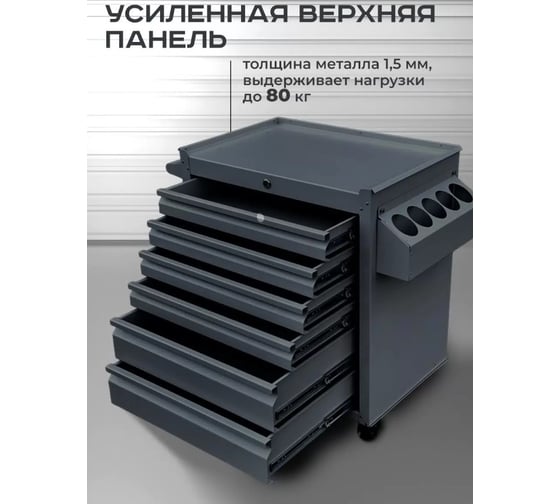 Инструментальная тележка Вертикаль ILIKPRO графит SID-42.855.678.000.7024