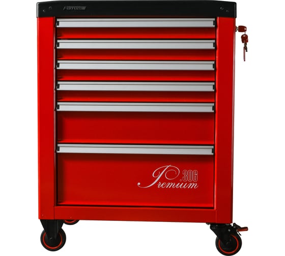 Инструментальная тележка Ferrum Premium с 6 ящиками 12.306-3000/3000 1
