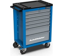 Тележка инструментальная AutoMeister 7 ящиков (RAL5015/RAL7040) с набором инструмента 229 предметов 79486