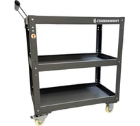 Тележка открытая на колесах Станкоимпорт 3 полки BSD133