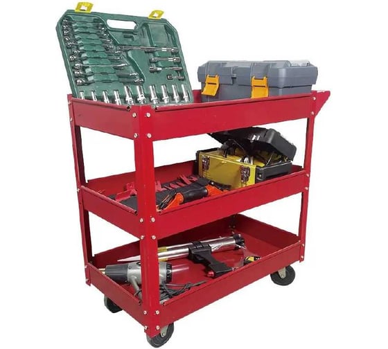 Тележка для хранения инструментов с 3 полками A1 Tool Cart Tools 100ST311