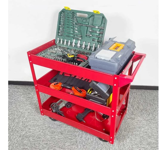 Тележка для хранения инструментов с 3 полками A1 Tool Cart Tools 100ST311