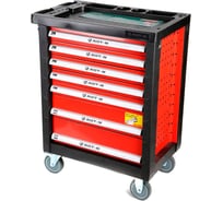 Тележка инструментальная с инструментом в наборе AIST 190 пр. 4-32мм (1/4",3/8",1/2") 6-гр. 7 ящиков // 0-909190-M 00-00026480