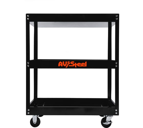 Тележка инструментальная передвижная AV Steel 3 полки AV-953003
