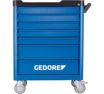 Инструментальная тележка с 7 ящиками, 190 шт GEDORE 2980320