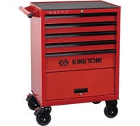 Тележка инструментальная KING TONY 5 выдвижных ящиков и отсек, CLASSIC 87432-5U