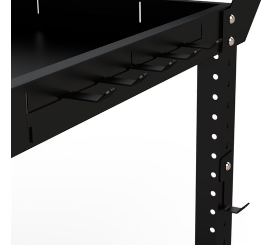 Тележка инструментальная ООО Металекс Тип 1 700x350x800 2-е полки (черный) / 118025