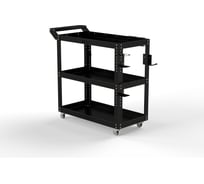 Тележка инструментальная ООО Металекс Тип 1 700x400x950 3 полки (черный) / 118083