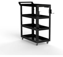 Тележка инструментальная ООО Металекс Тип 1 700x400x950 4 полки (черный) / 118107