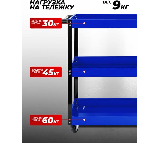Тележка для перевозки агрегатов г/п 135кг YATAFORCE YF-F-1141343B(64517)