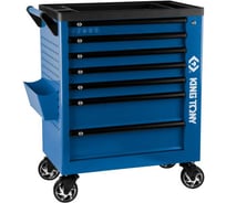 Тележка инструментальная KING TONY 7 выдвижных ящиков, PROFESSIONAL, синяя 87G38-7B-B