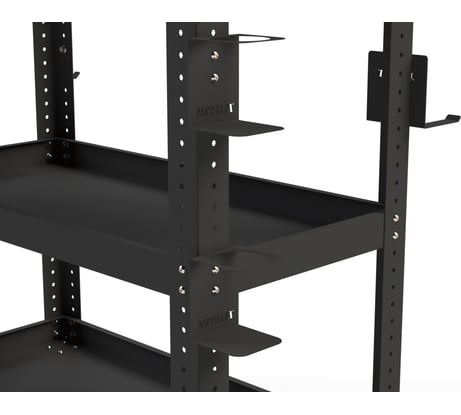 Тележка инструментальная ООО Металекс Metalex Тип 1 900x450x800 мм, 3 полки, серый 118068