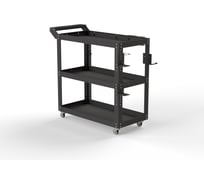 Тележка инструментальная ООО Металекс Metalex Тип 1 900x400x950 мм, 3 полки, серый 118071