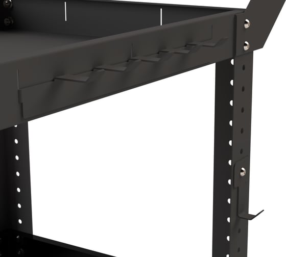 Тележка инструментальная ООО Металекс Metalex Тип 1 800x400x800 мм, 3 полки, серый 118064