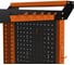 Тележка инструментальная ООО Металекс Тип 2 800x450x800 мм, 2-е полки, оранжево-черный 118127 7