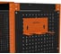 Тележка инструментальная ООО Металекс Тип 2 800x450x800 мм, 2-е полки, оранжево-черный 118127 9