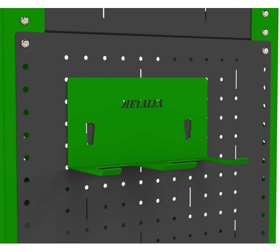 Тележка инструментальная ООО Металекс Тип 2 700x400x950  мм, 3 полки, серо-зеленый 118153