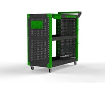Тележка инструментальная ООО Металекс Тип 2 800x450x950 мм, 3 полки, серо-зеленый 118157